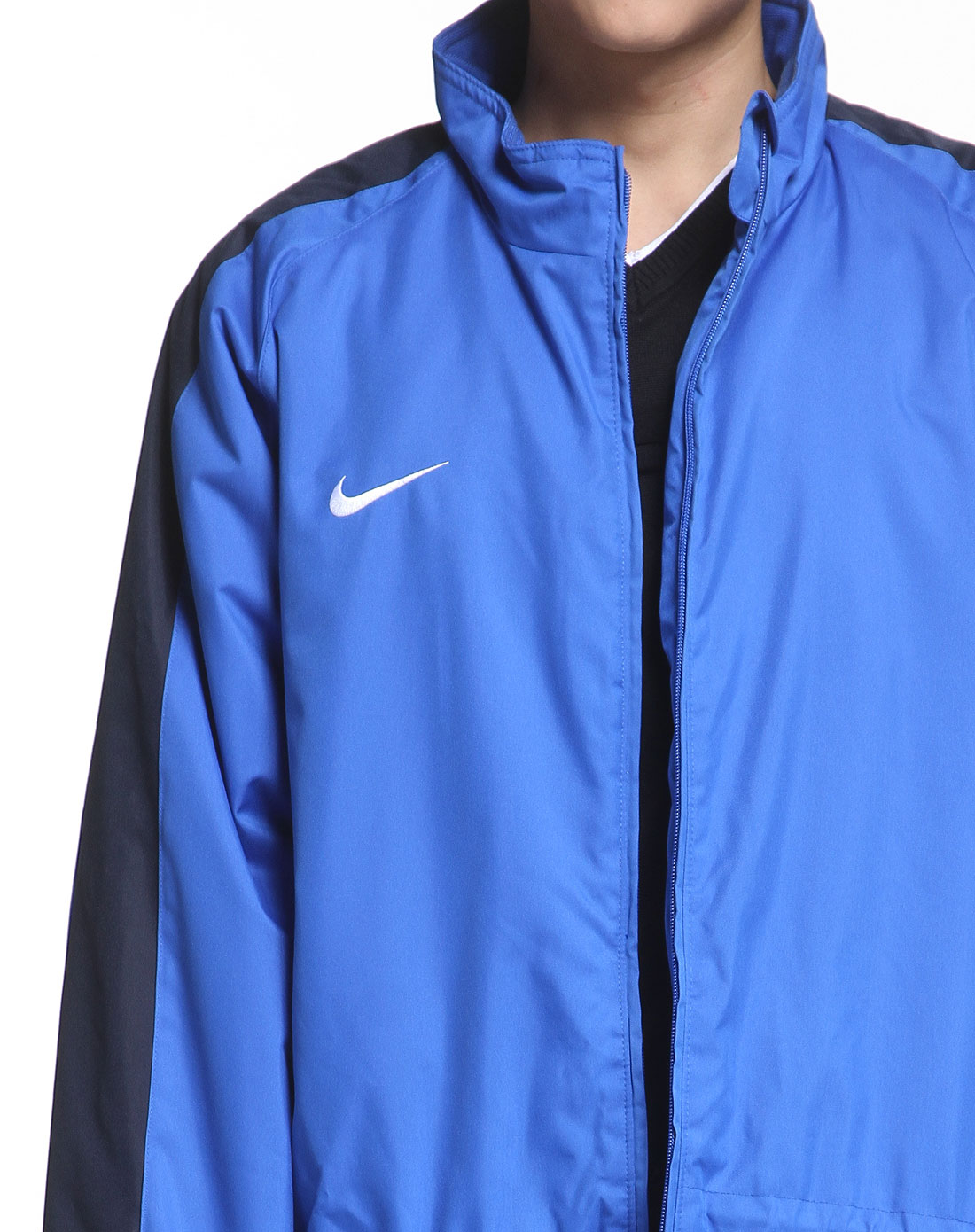 耐克nike男士专场-蓝色经典长袖棉外套