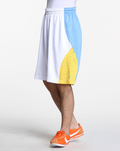 耐克nike 蓝白撞色佐敦系列运动中裤