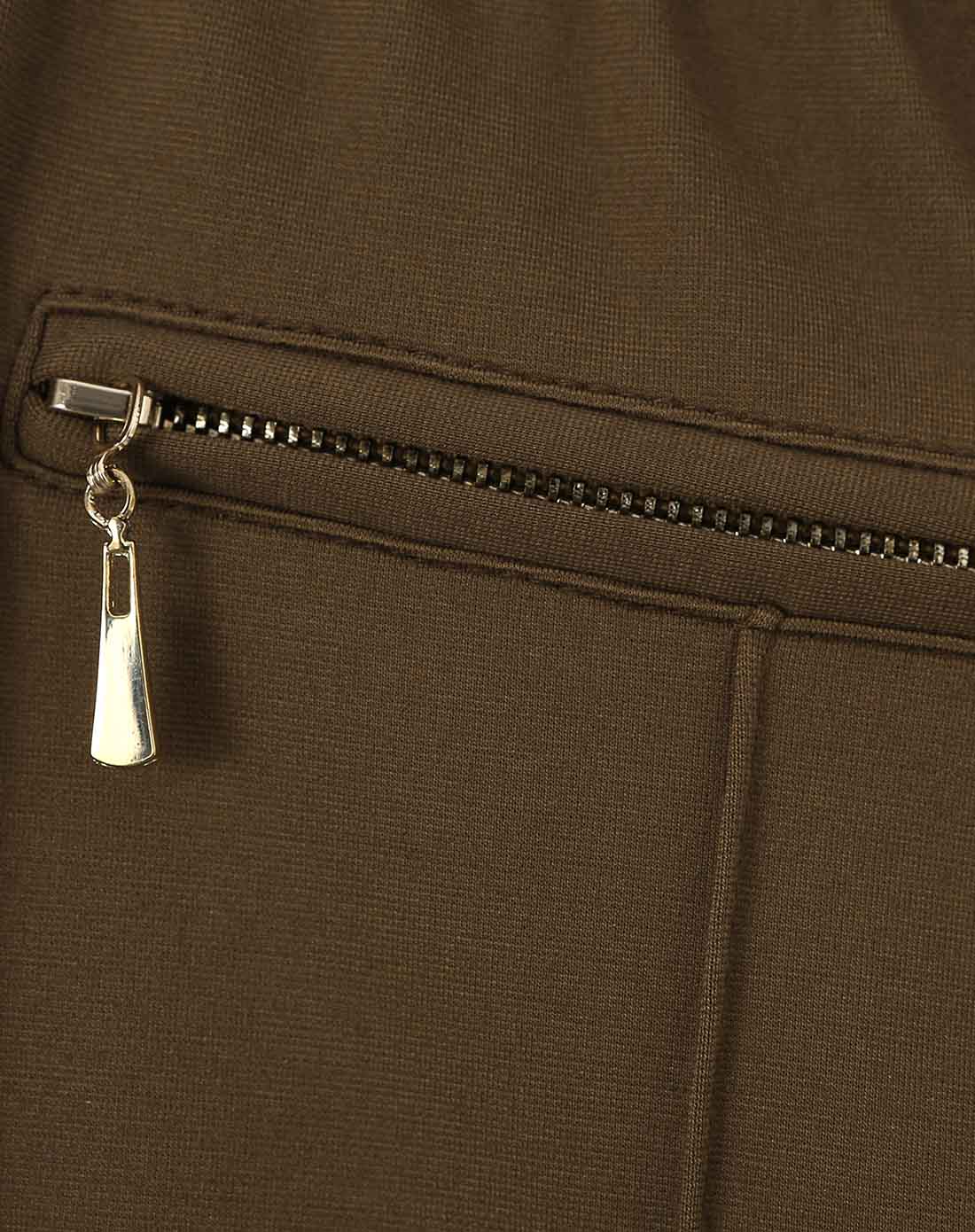 咖啡色纯色打底裤