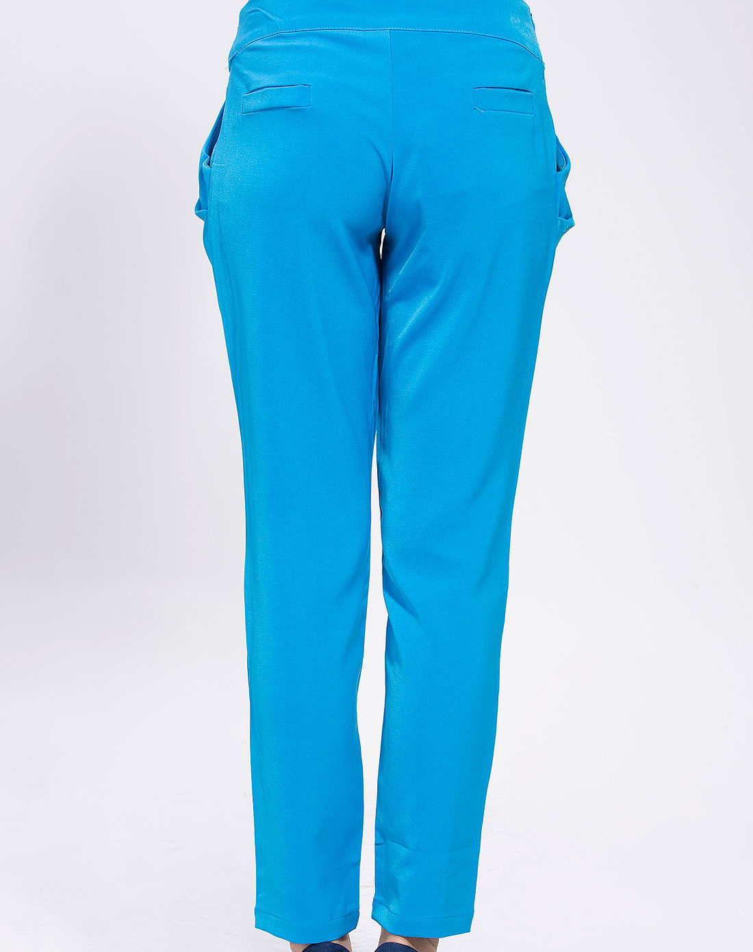 丝纷sifone 湖蓝色休闲长裤