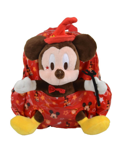 男童大红色米奇儿童卡通包