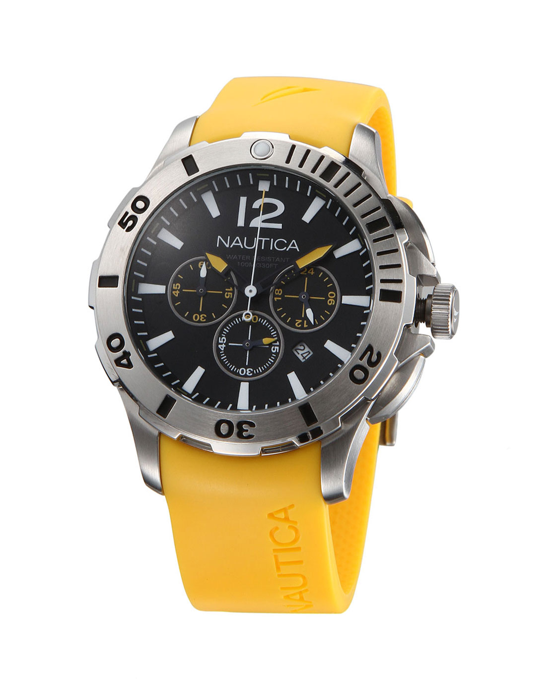 美国nautica手表专场 > 诺帝卡海洋运动男士石英腕表