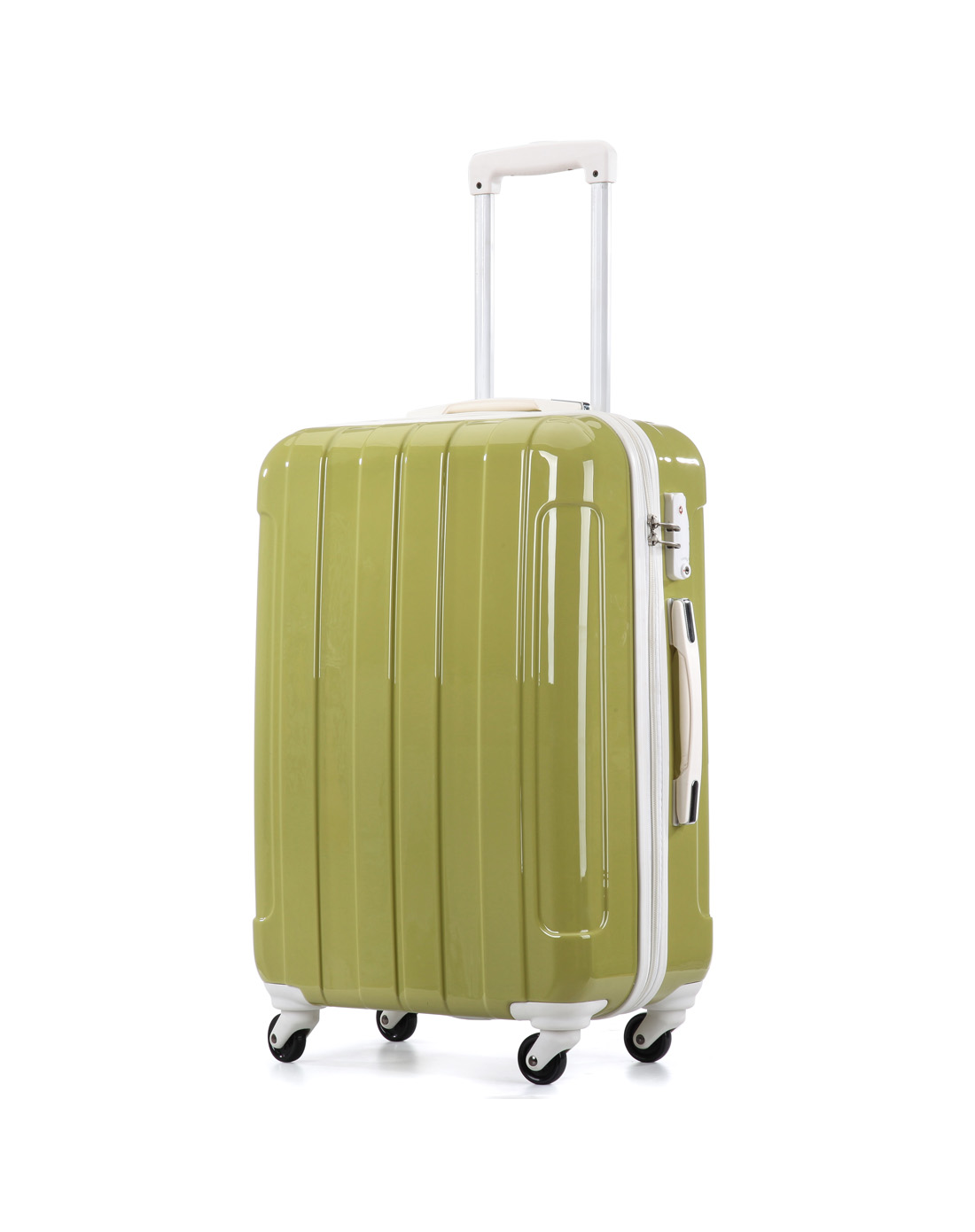 中性款抹茶绿拉杆箱23寸