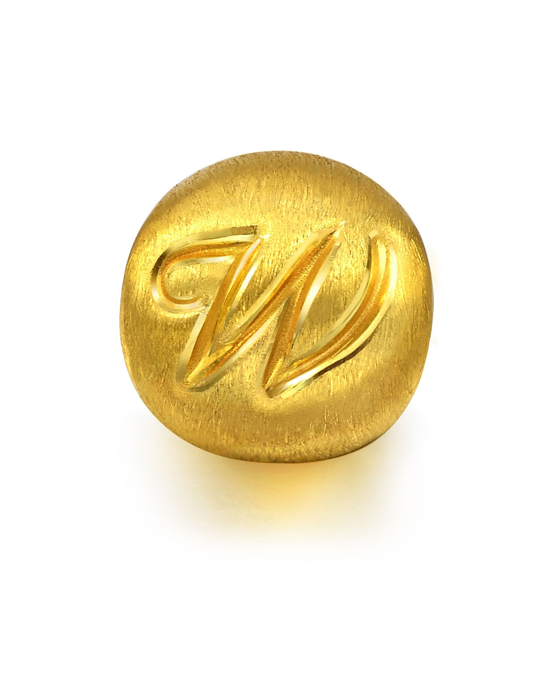 周生生珠宝专场-足金charme串珠系列转运珠字母w