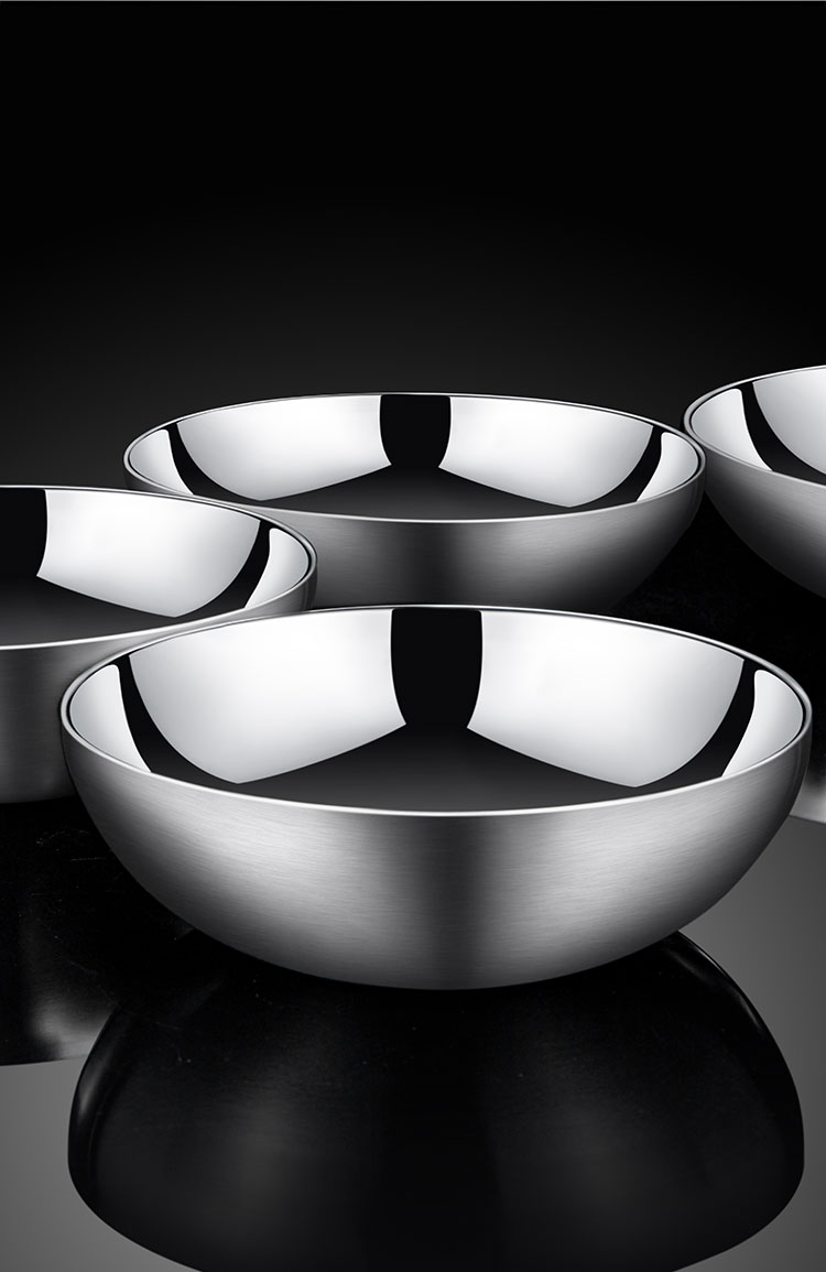 304不锈钢大汤碗加厚防烫碗家用吃饭面汤碗家用简约沙拉碗大号