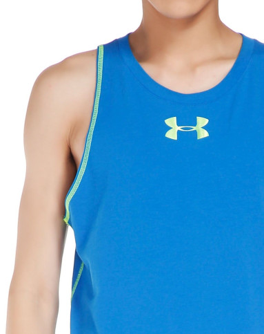 速干舒适 男款蓝色背心 柔软棉质