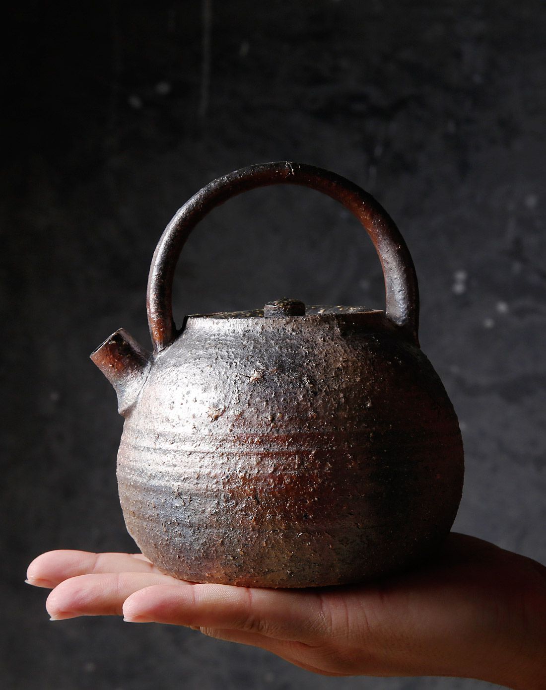 日本进口 全手工柴烧煮水壶 单壶 710ml