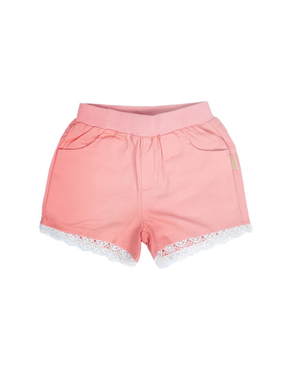 女童粉红色短裤