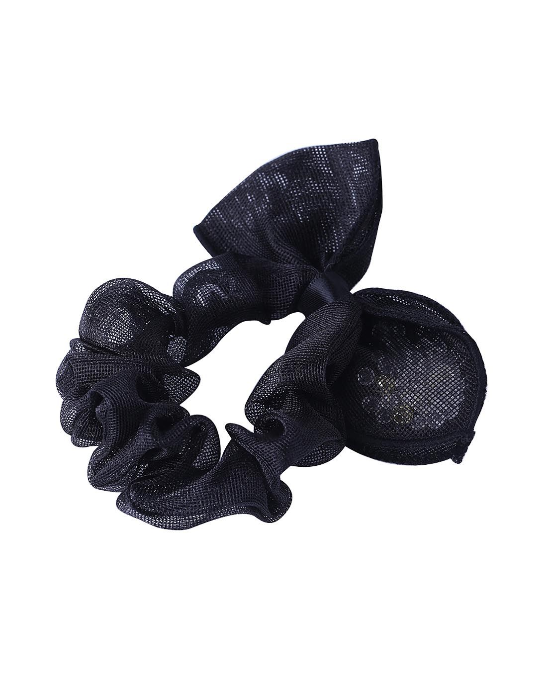 黑色蝴蝶结形发圈
