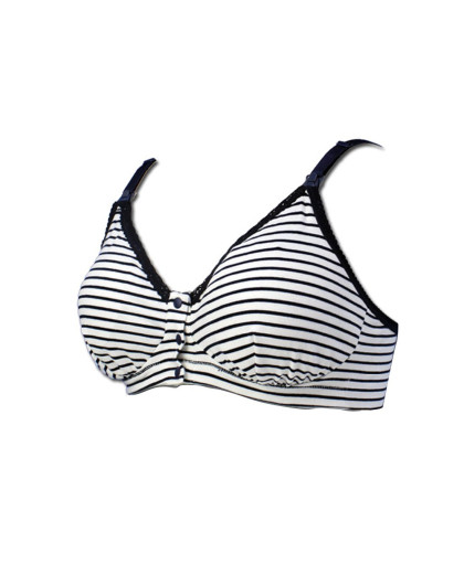 rosemadame美胸内衣专场 rosemadame纯棉孕妇前扣无钢圈哺乳文胸黑白