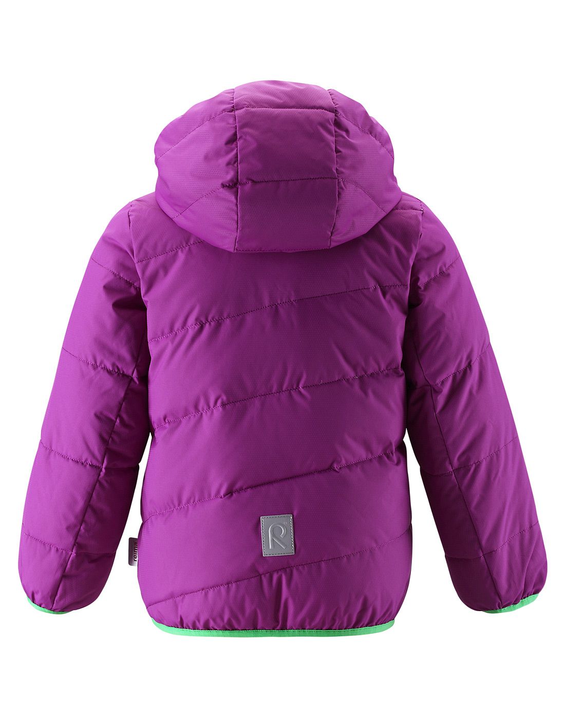 reima户外童装专场 女中童款紫色羽绒服 保暖两面穿