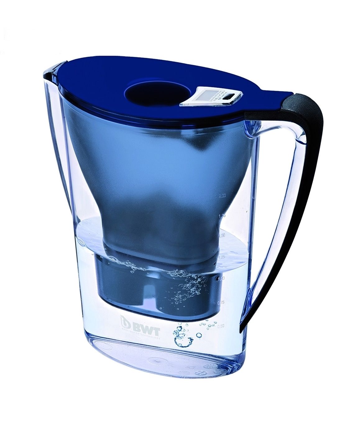 bwt倍世家用净水壶2.7l蓝色款(包含一个滤芯) mg2