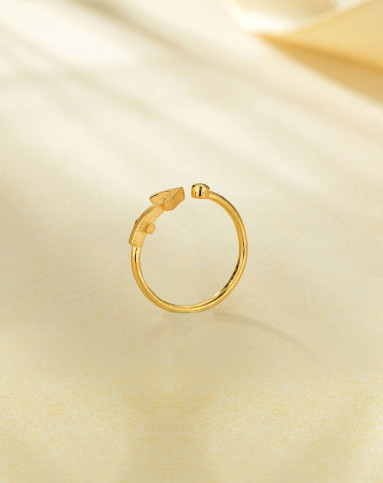 中国黄金 足金 射手座戒指 约2.49克 定价