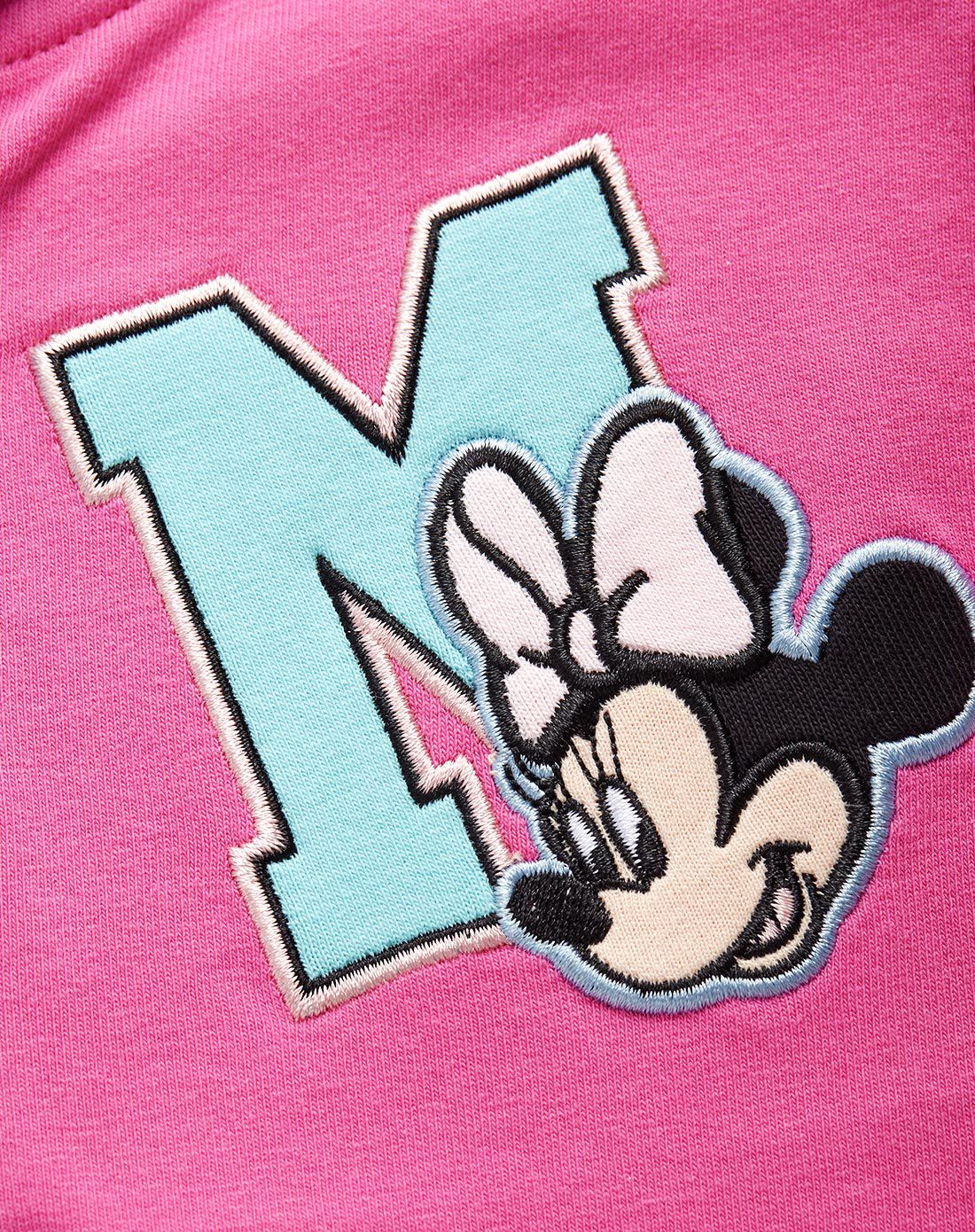 disney迪士尼女童粉红色外套