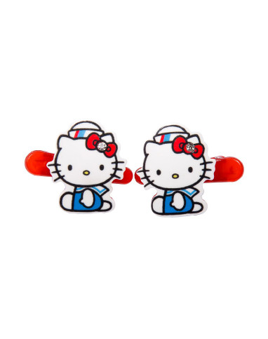 hello kitty凯蒂猫发饰套装-大红
