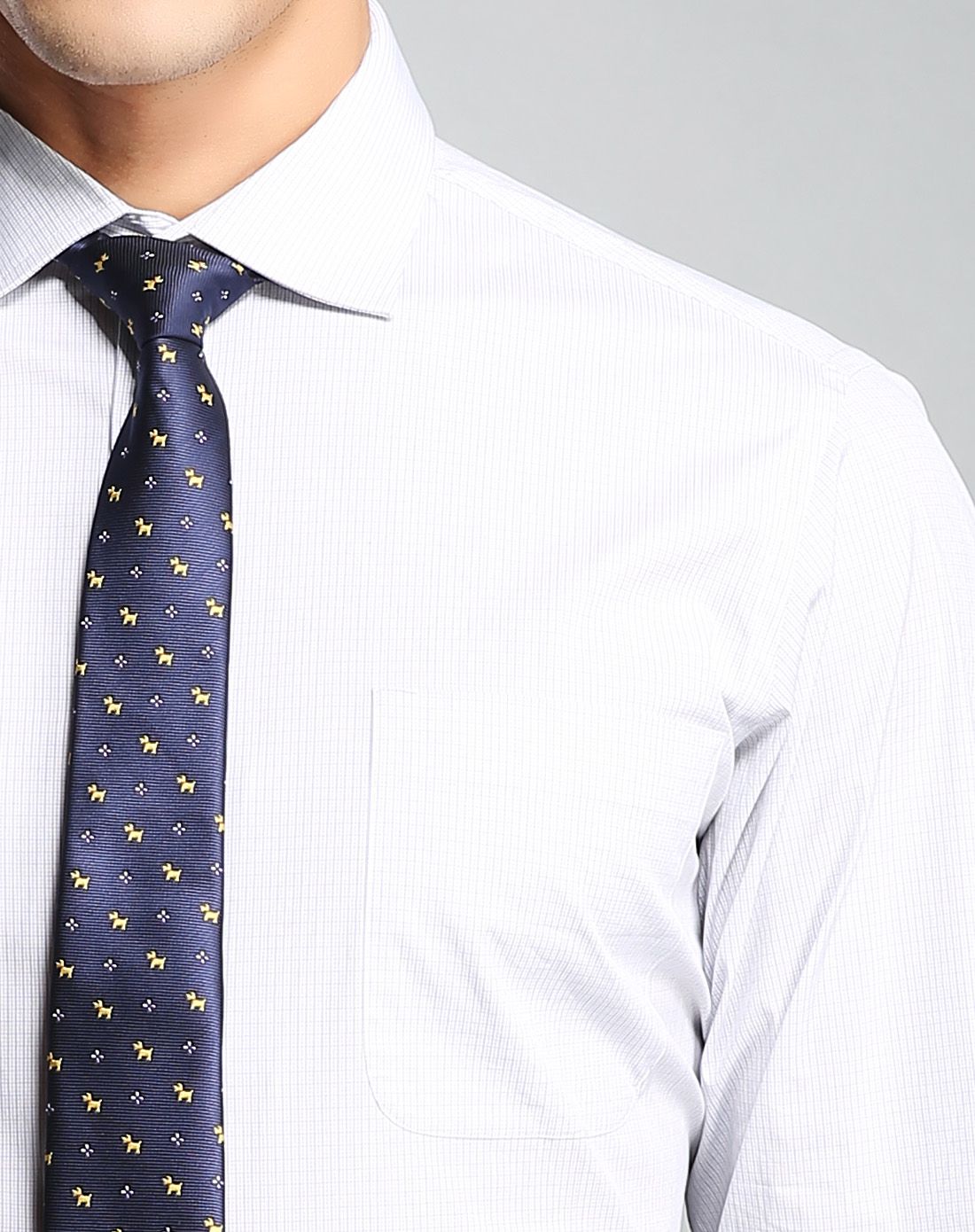 意大利monti进口面料细格商务正装长衬