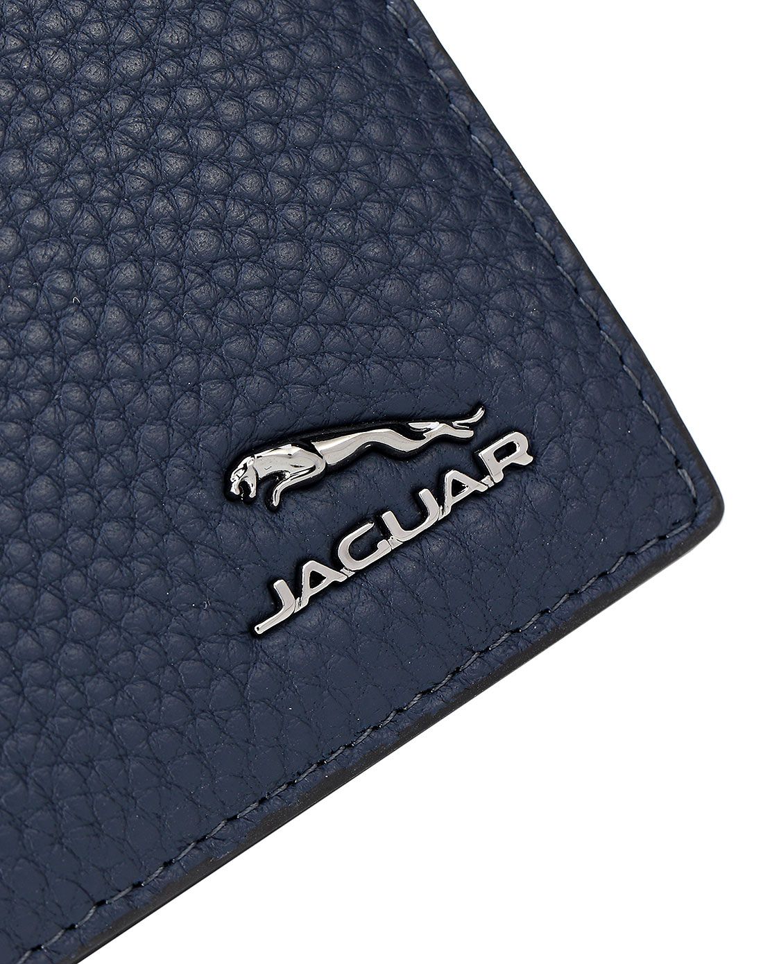 捷豹jaguar国际品牌皮具专场男款蓝色牛皮竖款钱夹jm26670206_唯品会