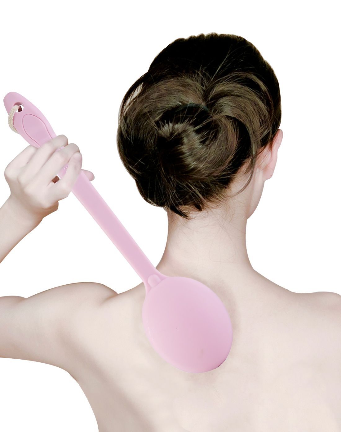 防滑长柄超柔养生理疗按摩珠(薄荷蓝)