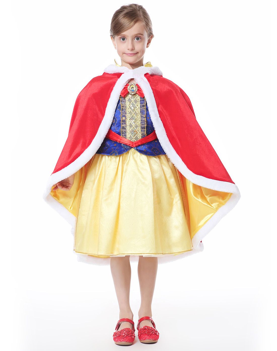 迪士尼长款白雪公主披风