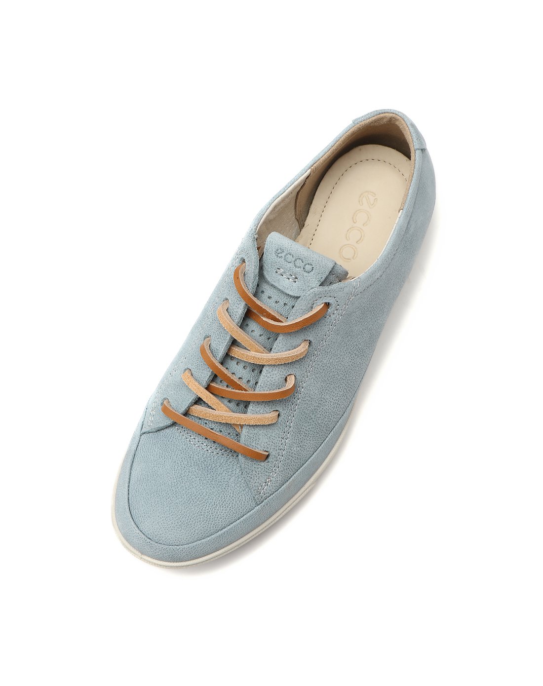 女款简约舒适系带休闲鞋浅蓝色trooper
