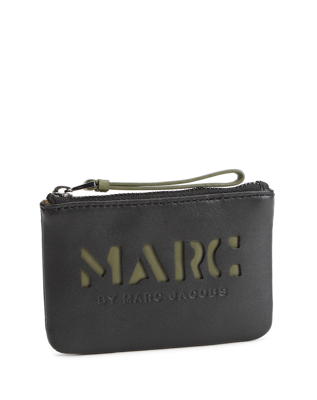 marc by marc jacobs男款黑色舒适耐磨时尚零钱包