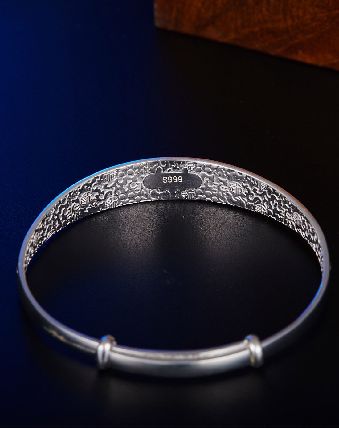 中国黄金 足银 s999太阳花手镯