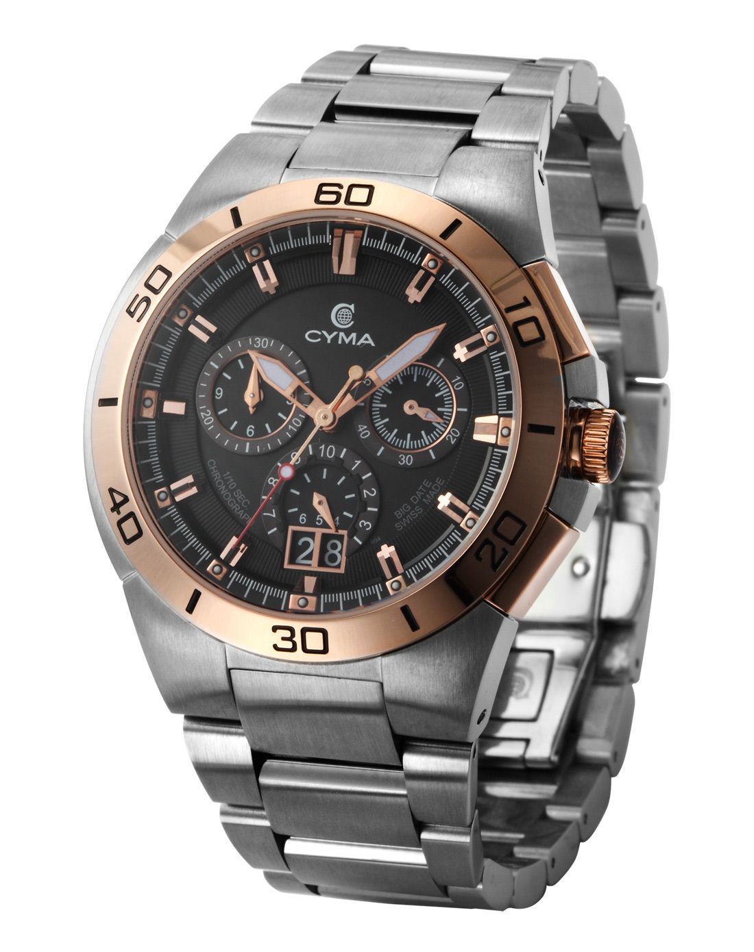 西马cyma手表专场 cyma 全精钢男士石英腕表