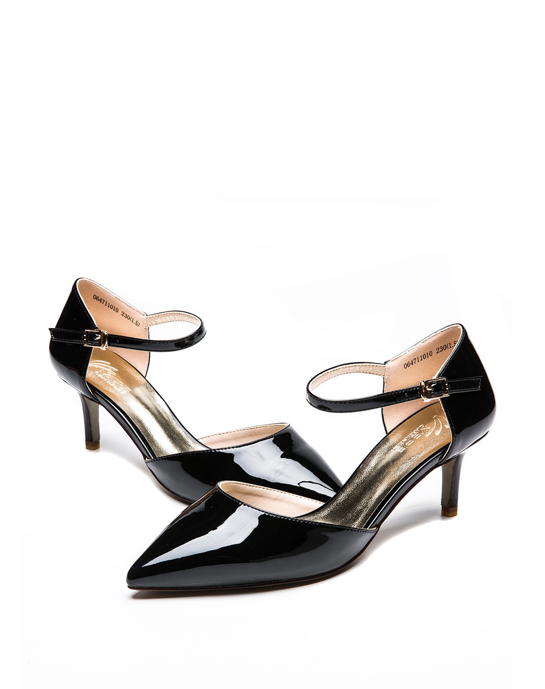 美丽佳人女鞋清仓专场美丽佳人春季新款简约浅口环带单鞋064711010