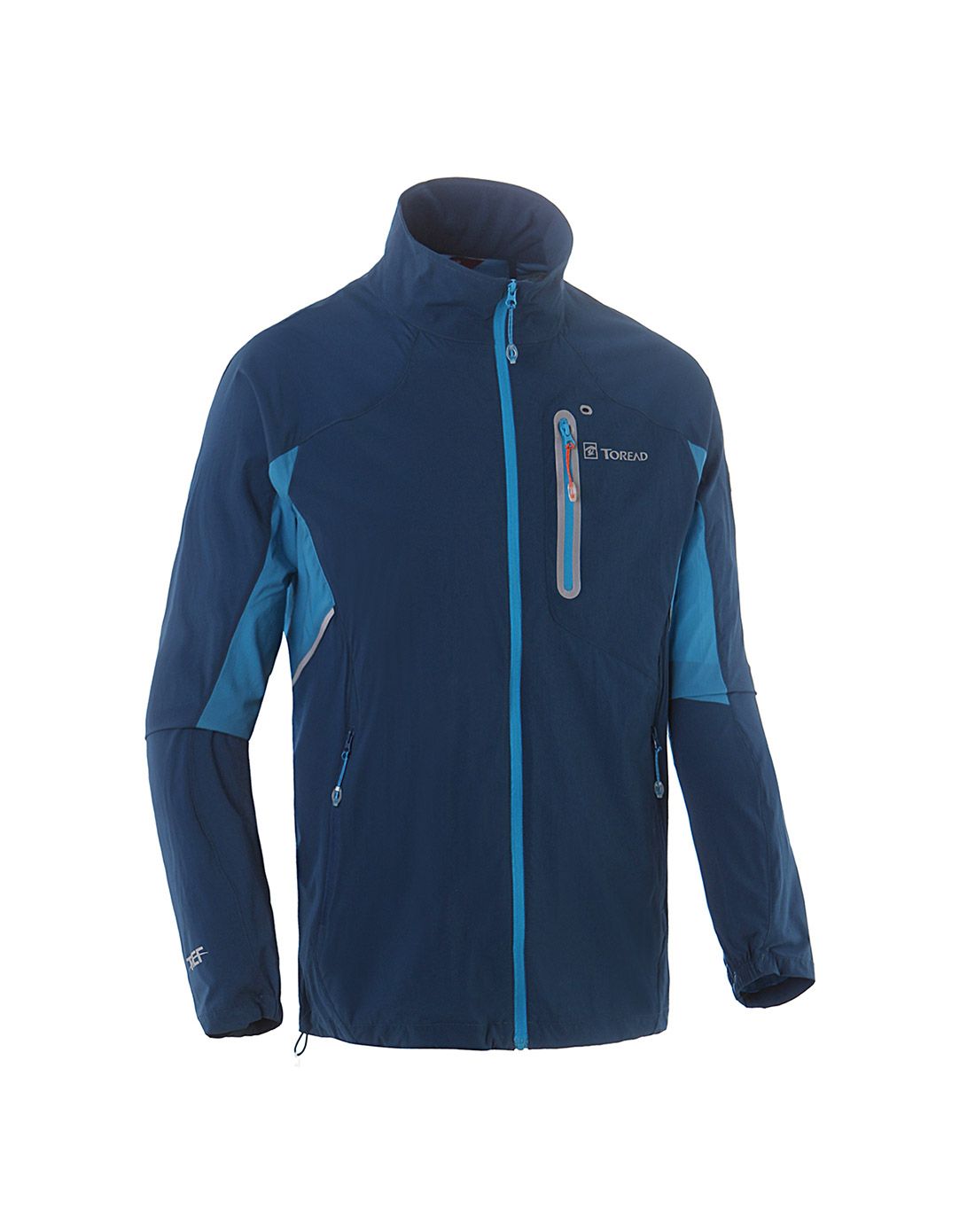 男款铁蓝灰跑步外套