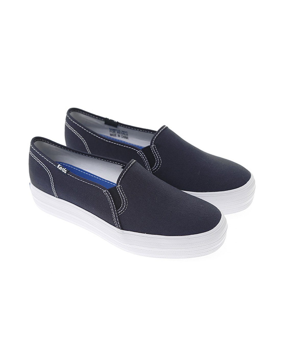 keds triple decker seasonal休闲帆布鞋wf55243深蓝色