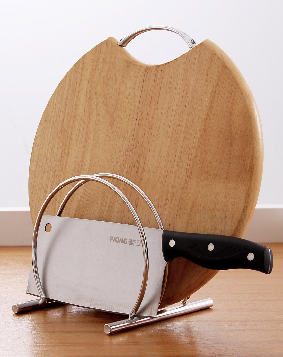 中号圆型不锈钢砧板架菜板架