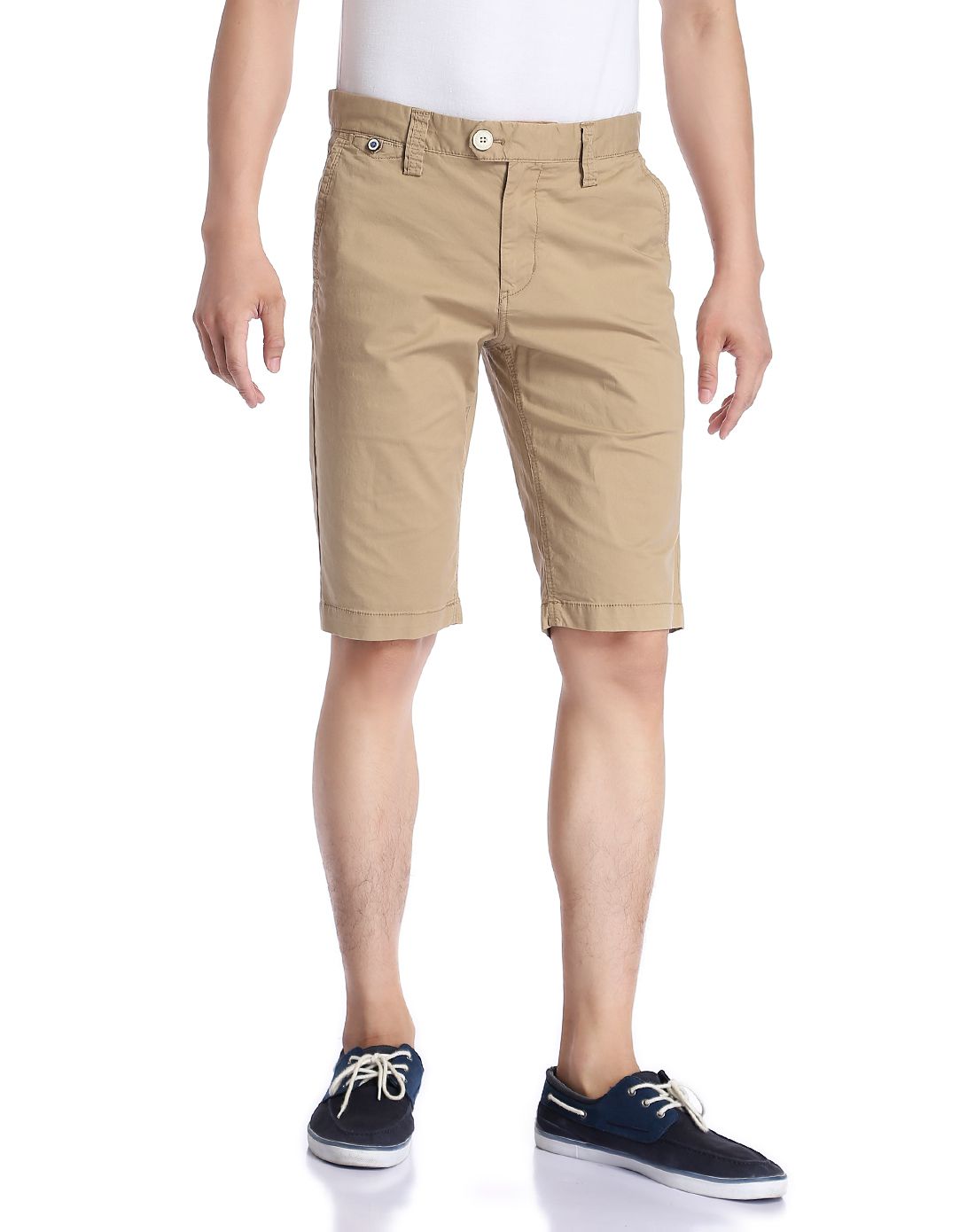 男款卡其色潮流百搭休闲短裤