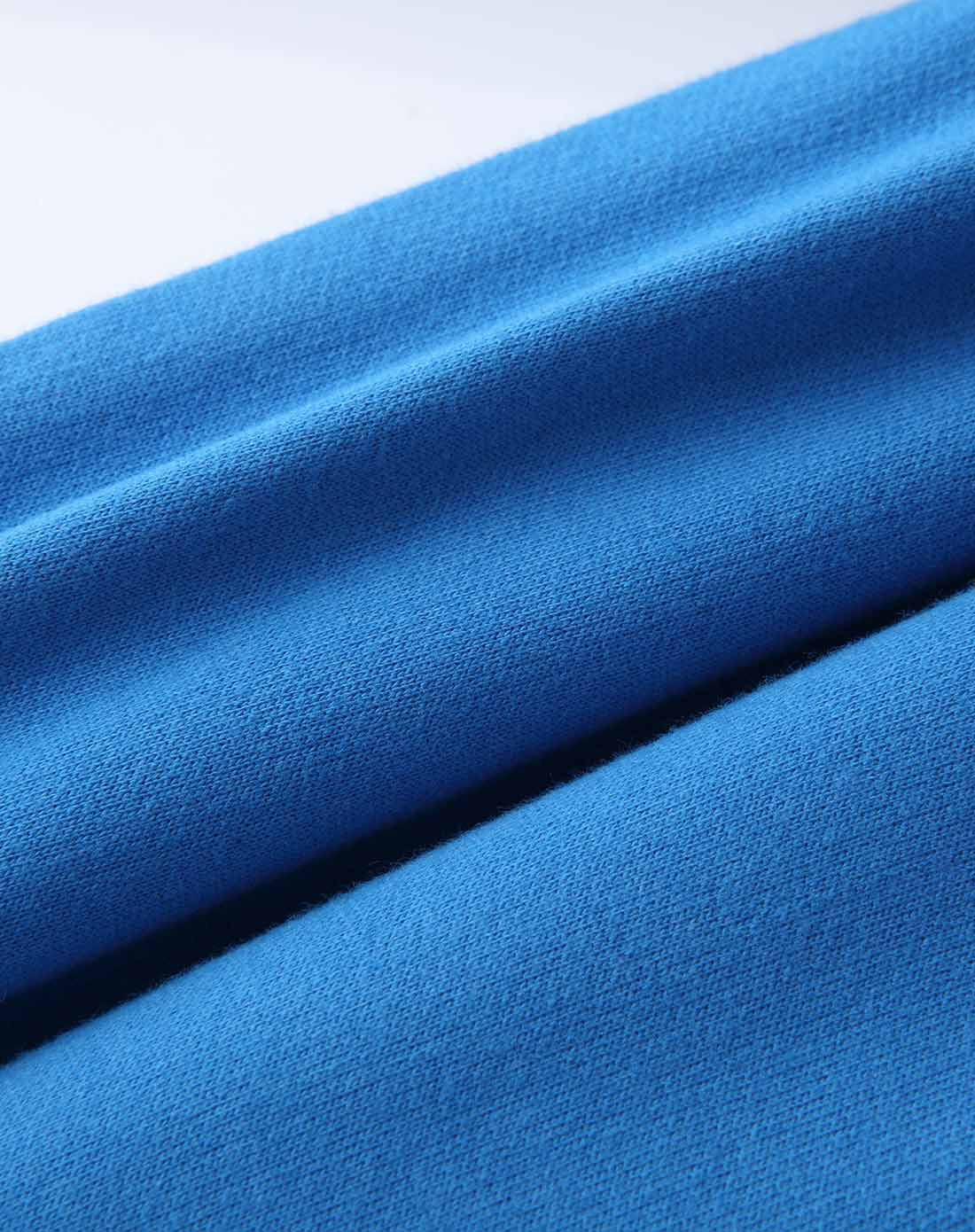 中性亮黄蓝色卫衣40g棉套装