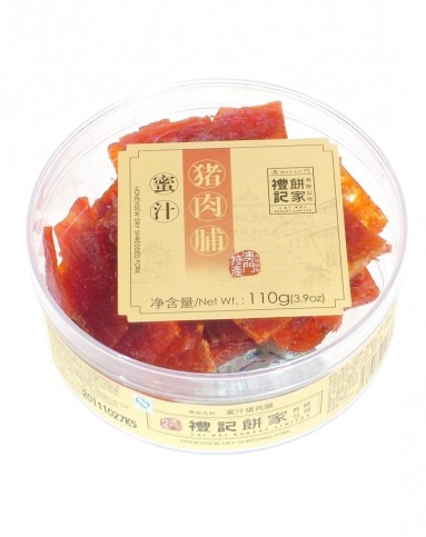 澳門經典手信禮記餅家現烤蜜汁豬肉脯110g*2