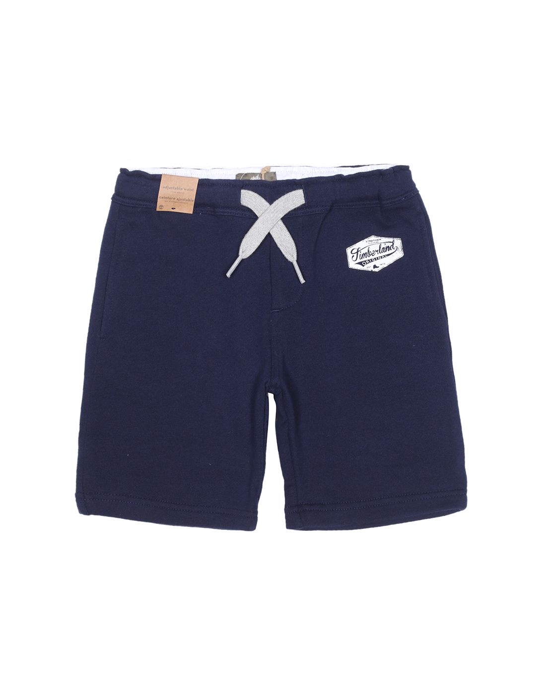 男童藏蓝色针织短裤