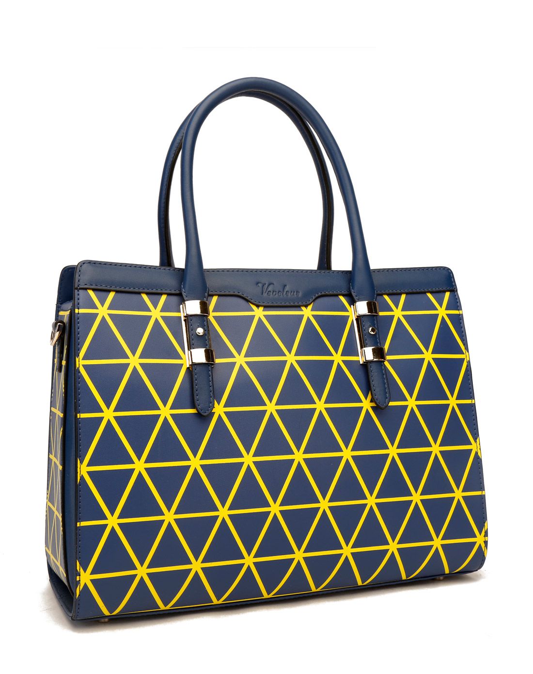 (特惠)专柜同步几何菱格手提包