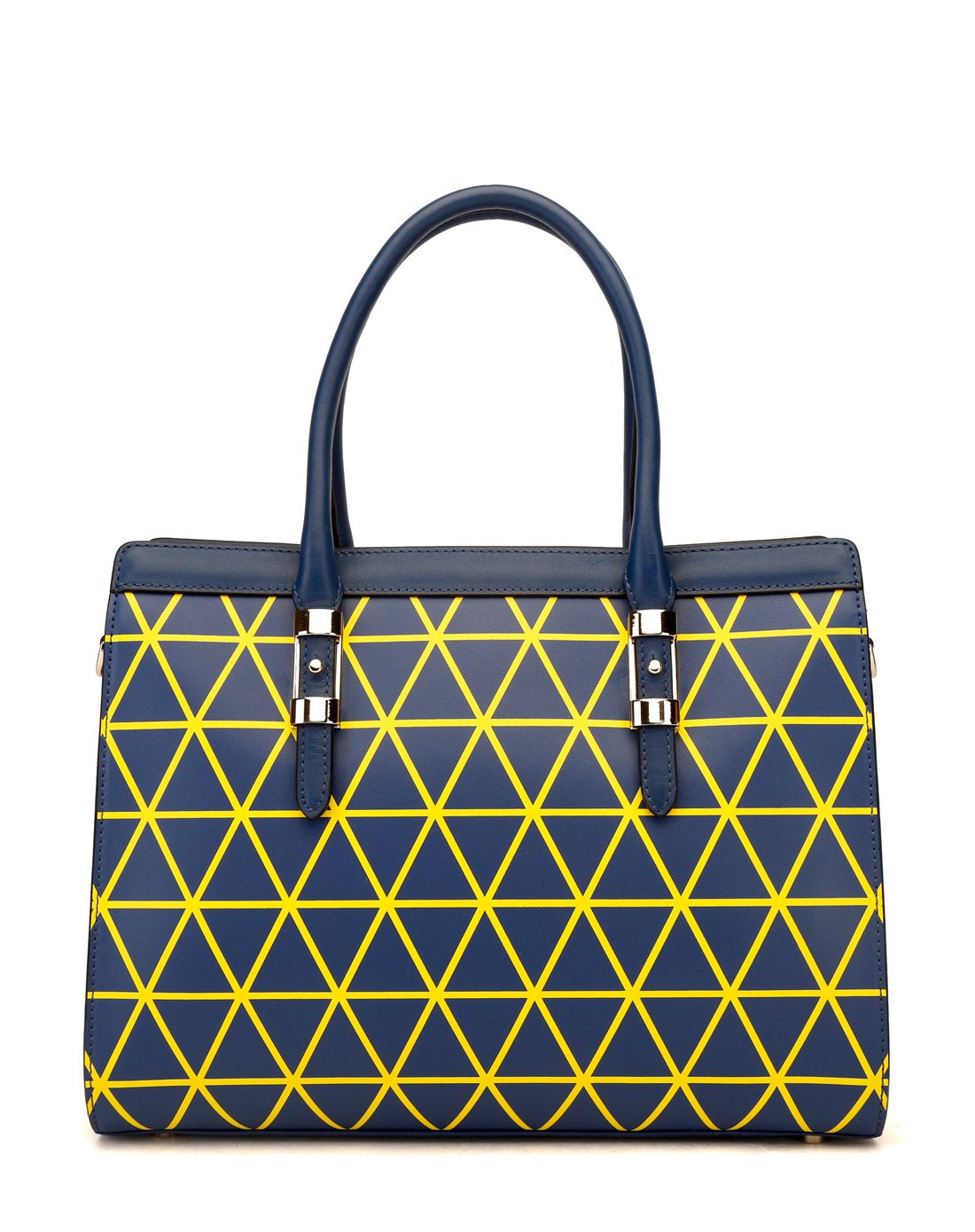 (特惠)专柜同步几何菱格手提包