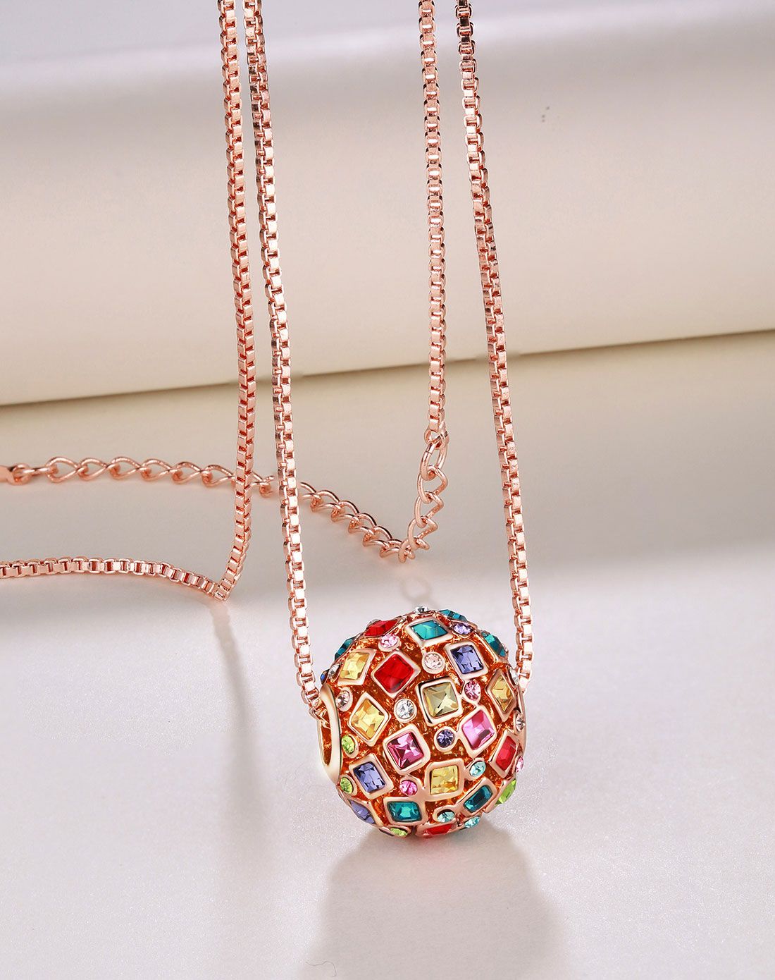 施华洛世奇元素水晶奢华彩珠项链