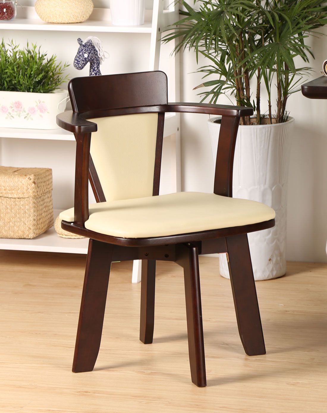 原装进口全实木旋转餐椅靠背椅电脑椅