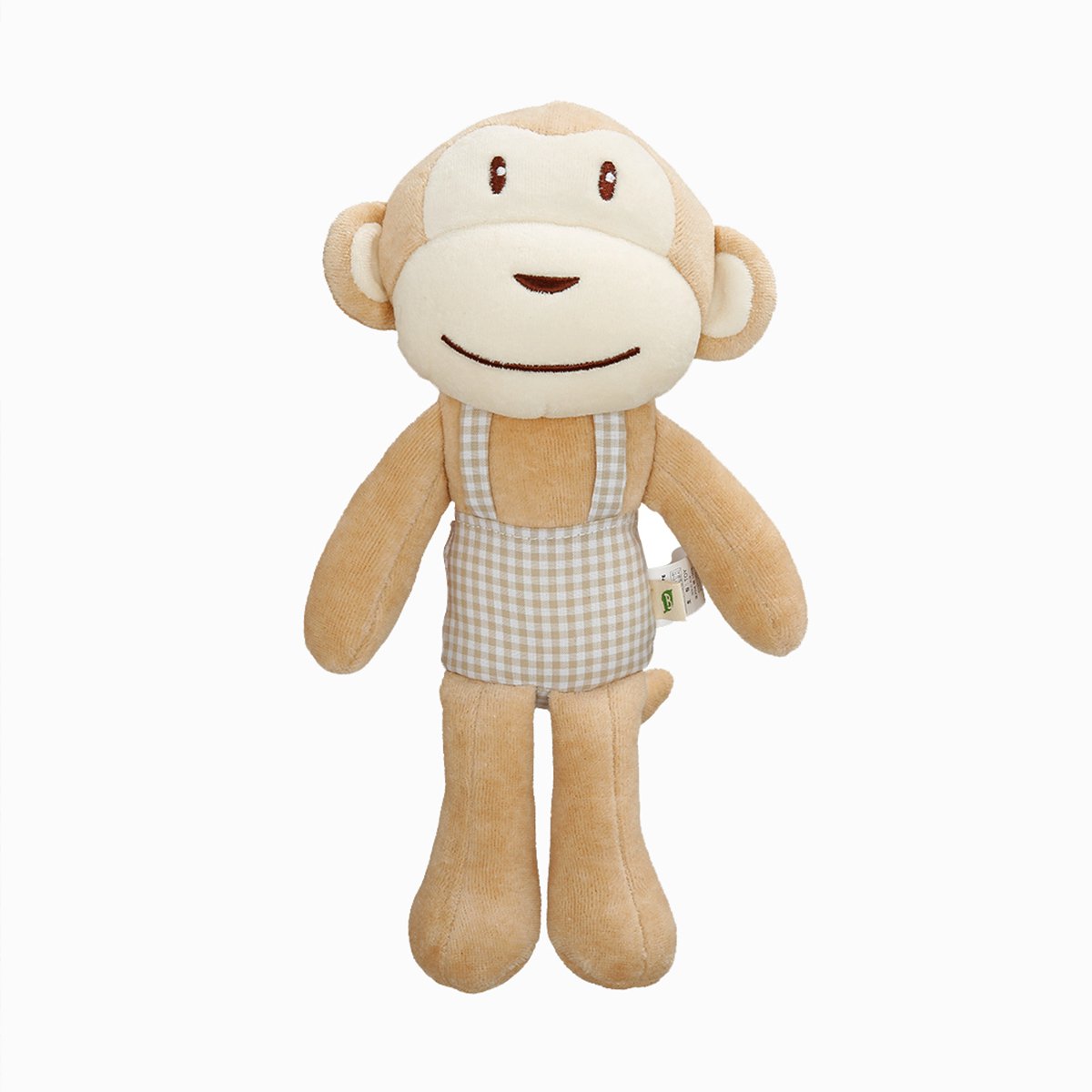 韩国organic-shop婴幼儿/宝宝安抚有机棉娃娃-棕色奇奇 30cm(小号) 可