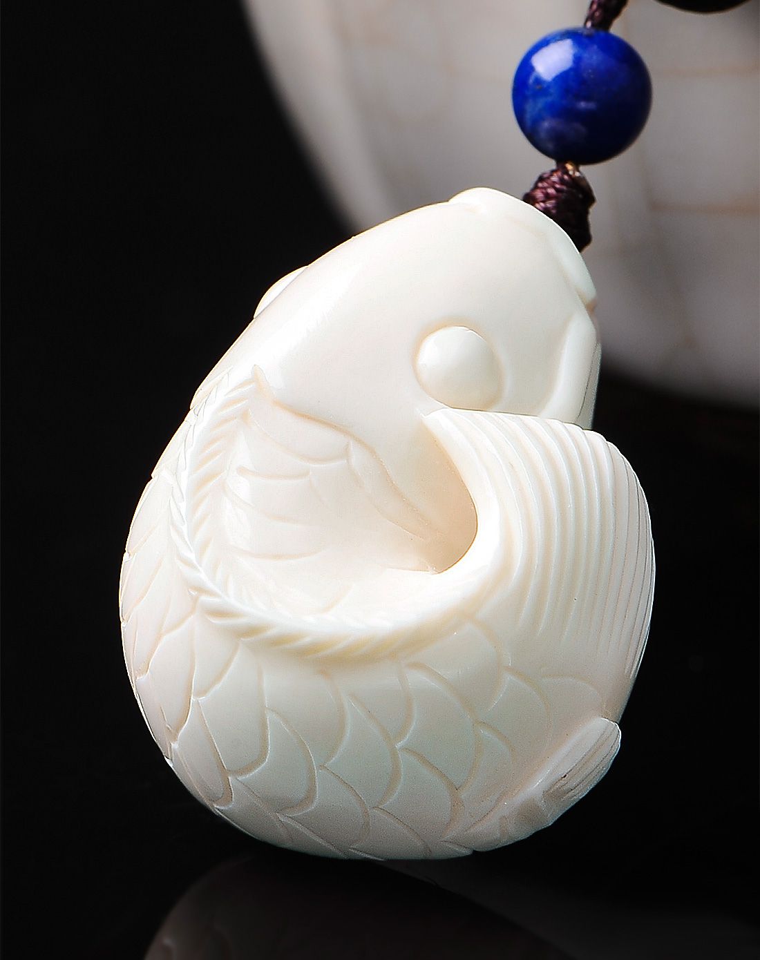 猛犸象牙前程似锦吊坠(附证书)