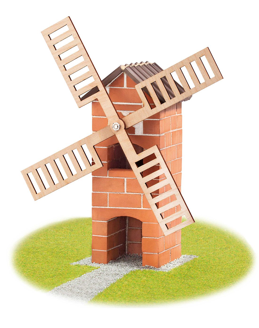 德国原装进口 diy小屋建筑模型 风车塔楼
