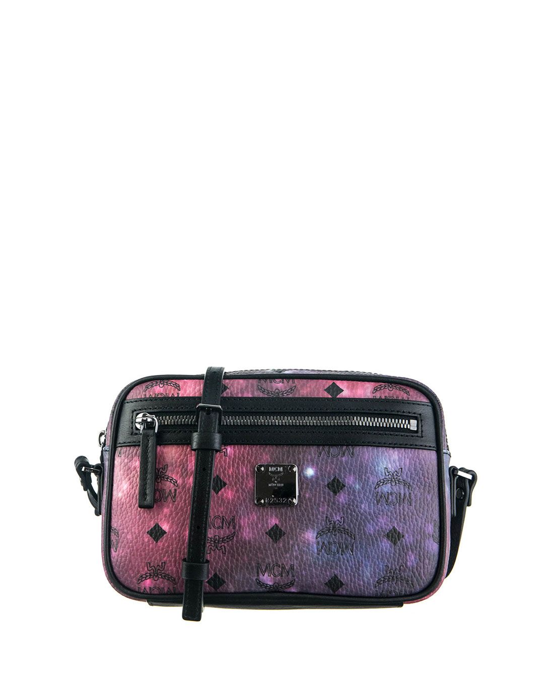 mcm 女款星空图案斜挎包小号