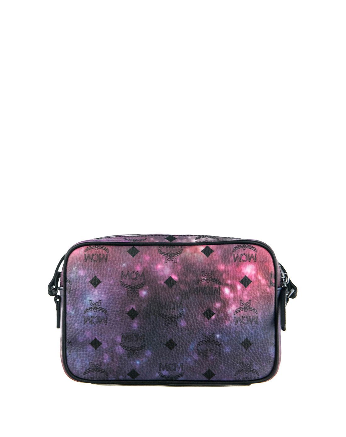 mcm 女款星空图案斜挎包小号