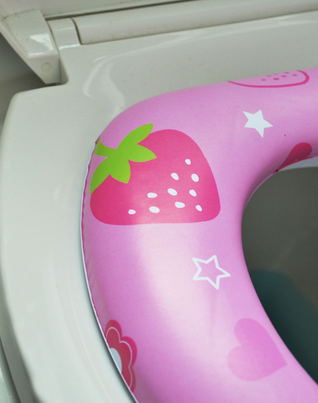 jm韩式优质宝宝无柄软性马桶垫(粉草莓)