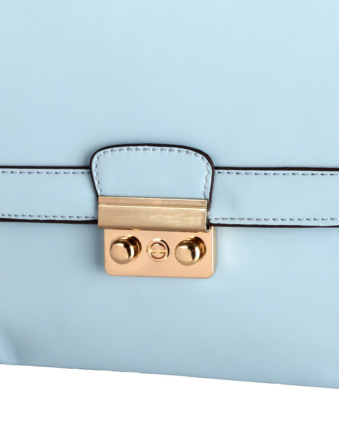 邂逅男神小清新防盗扣纽小方包