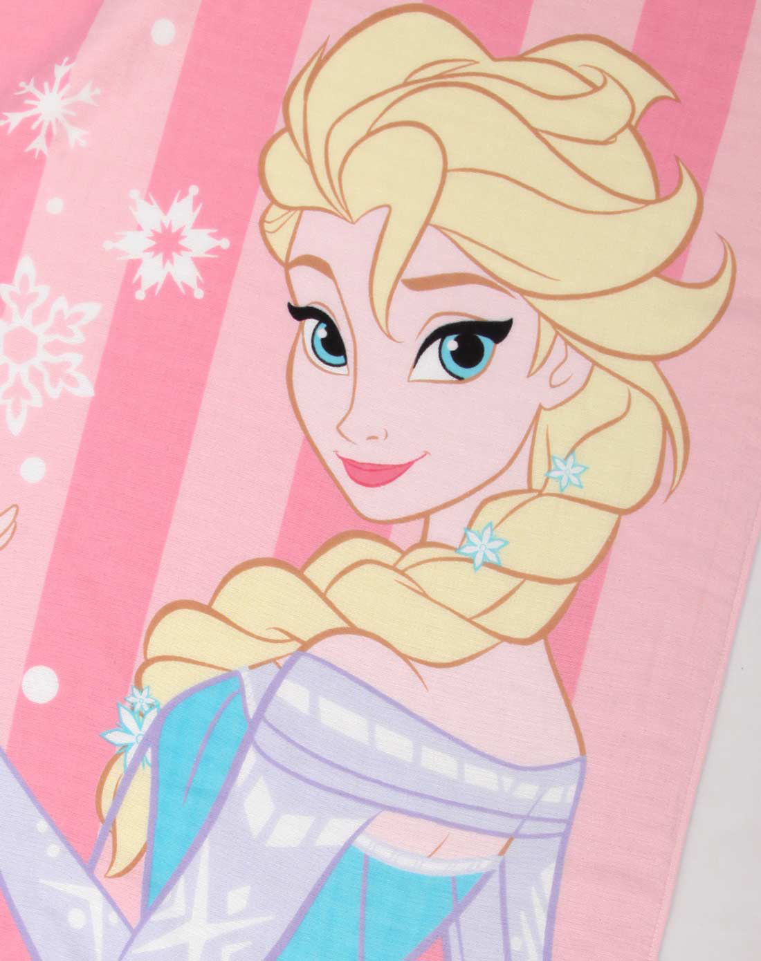 迪士尼disney公主冰雪奇缘女王纱布浴巾(粉色)(单条装)