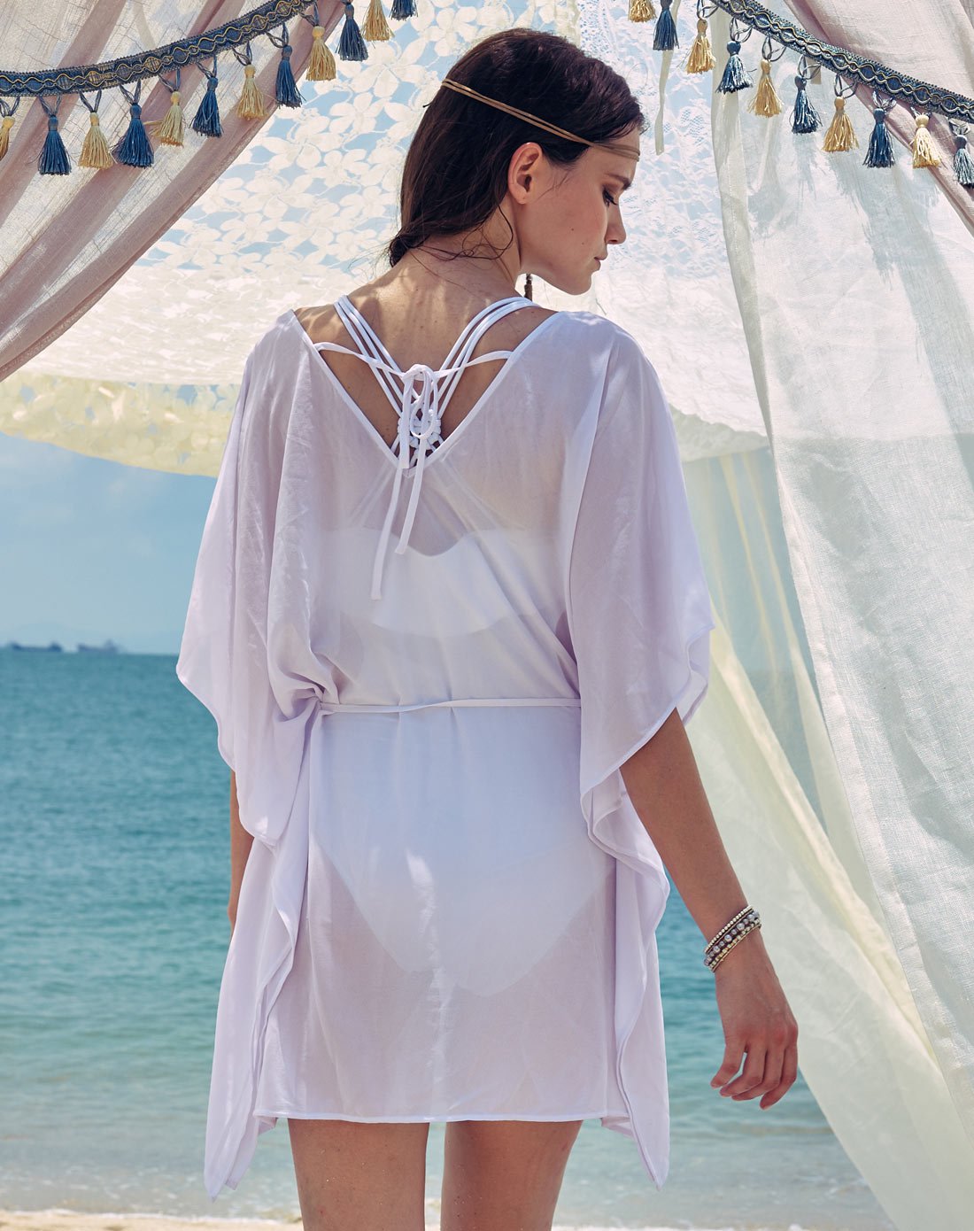 歌瑞尔gainreel内衣专场时裳芭蕾代炫白色甜美女士泳衣ywo17037cwh01