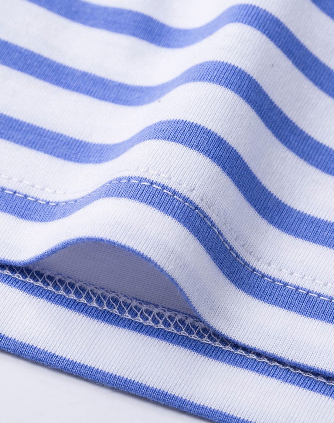 男宝宝蓝夏季色织条纹背心