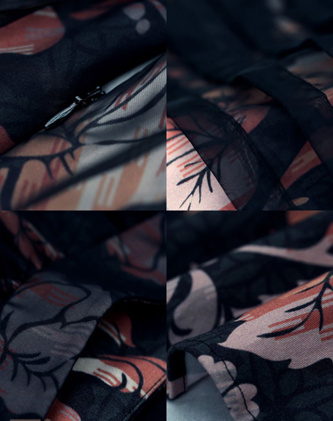 气质塔克线抽褶半身裙